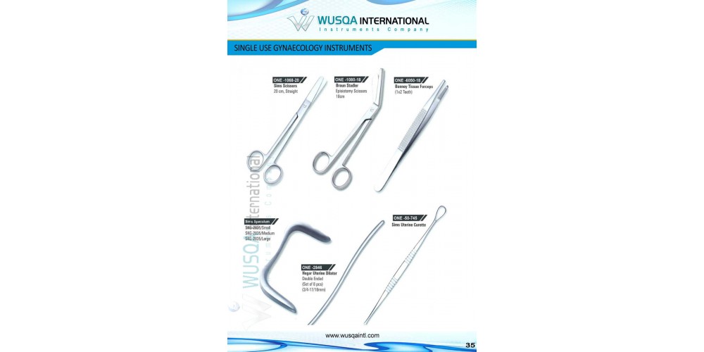 Single Use Gynecology Instruments